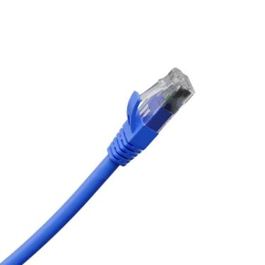 Imagem de Cabo Impact Lan U/utp Para Redes Patch Cord Cat.6 4p Azul 2m Intelbras