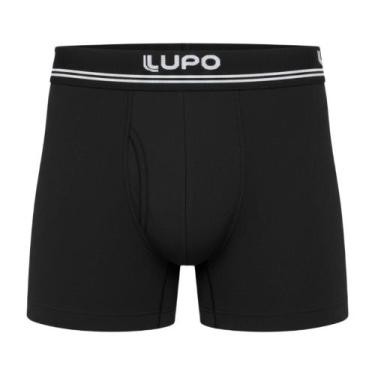 Imagem de Kit 2 cueca lupo boxer ref:0436 masculino, Preto, Marsala, G