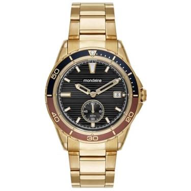 Imagem de Mondaine Relógio Masculino Dourado Marcação de Segundos em 6h