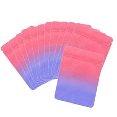 Imagem de Sacos de descarte de guardanapos higiênicos de cor gradiente, sacos de fraldas elegantes e convenientes descartáveis, 100 peças de sacos de fraldas descartáveis para mulheres, bolsa de manuseio de