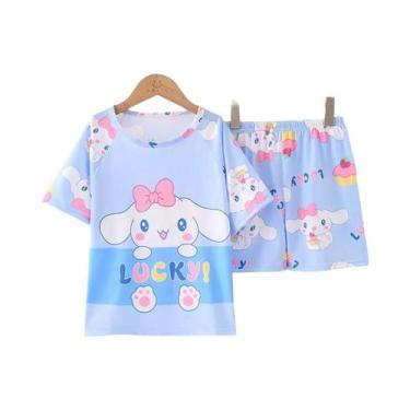 Imagem de Conjunto De Pijamas Masculinos Disney Mickey Mouse Azul Verão Duas Peç