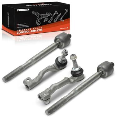 Imagem de A-Premium Conjunto de 4, kit de extremidade de haste de direção externa frontal interna, compatível com BMW X5 2019-2021, X6 2020-2021, X7 2019-2021