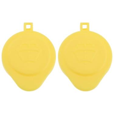 Imagem de Briny River 2 peças de tampa de reservatório de fluido para lavadora de para-brisa 8L8Z-17632-A compatível com Ford Focus 2008-2011