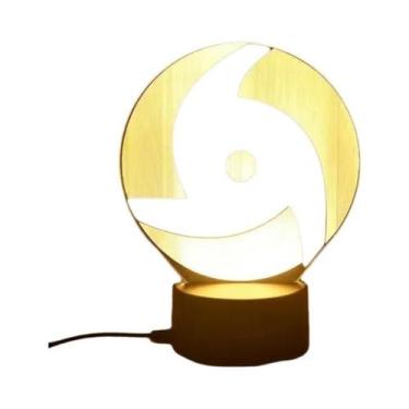 Imagem de Lâmpada Noturna 3D LED Uchiha Sasuke Obito Madara Gaara Naruto Figura 