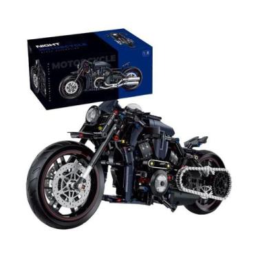 Imagem de Blocos De Montar De Motocicleta De Corrida Noturna 1:8 Para Meninos, 5