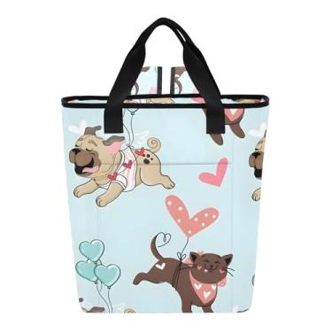 Imagem de Joitme Cute Animal Bolsa térmica com balão de ar quente, 36 latas, leve, térmica, resfriadora, para mulheres e viagens