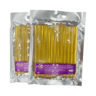 Imagem de Bastões De Cola Para Extensões De Cabelo 7 X 100 Mm 24 PCS Hot Melt 3 