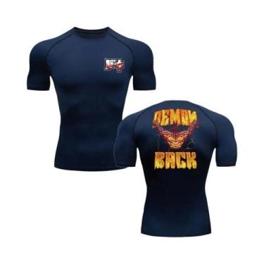 Imagem de Camiseta De Fitness Masculina Anime Baki Hanma Para Academia MMA Boxe 