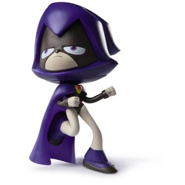 Imagem de DC Comics Teen Titans Go! Twisty Titans, Raven, figura de ação flexível, brinquedos para meninos e meninas de 4 anos a partir de
