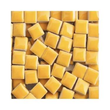 Imagem de Azulejos De Cerâmica DIY Coloridos 100g Ornamentos De Espelho De Vidro