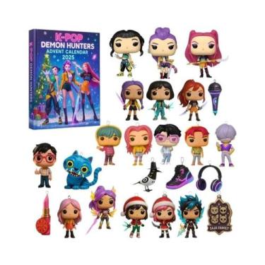 Imagem de Caixa Surpresa De Natal Kpop Devil Hunter 2025, Brinquedo De Pingente 