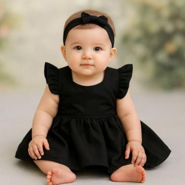 Imagem de Vestido Para Bebê Menina Jana Vestido de Festa Casamento Batizado Vári