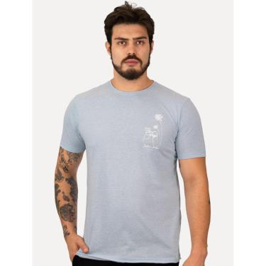 Imagem de Camiseta John John Masculina Regular Beach Chair Azul Claro Mescla-Masculino