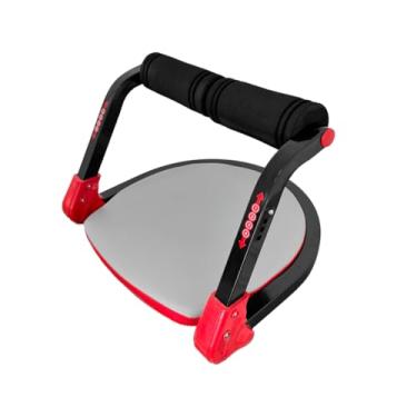 Imagem de Plataforma Abdominal para Exercícios – Aparelho de Ginástica Vermelho, Ideal para Treinar em Casa e Fortalecer o Abdômen