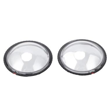 Imagem de Cosiki Protetor de Lente de Câmera de Ação para ONE X4 2PCS Capa Protetora de Plástico, Compatível Com Câmera Panorâmica, Proteção Abrangente contra água, Poeira e óleo, Ideal para Entusiastas de