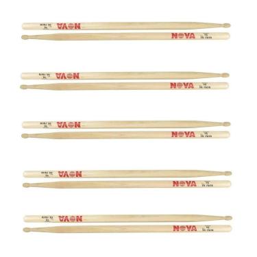 Imagem de Kit 5 Pares Baquetas Nova 5A Mad Vic Firth Cod6092
