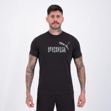 Imagem de Camiseta Puma Essentials Camo Tee Masculina-Masculino