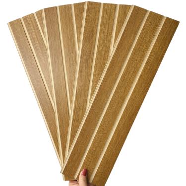 Imagem de Painel Ripado De Parede Autocolante Nature Carisma Kit com 10