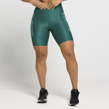 Imagem de Bermuda Flora Com Bolsos Laterais e Cintura Alta Feminina Moda Fitness Academia-Feminino