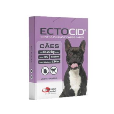Imagem de Ectocid Antipulgas Cães de 10 a 20kg 1,34ml - Agener - AGENER UNIÃO