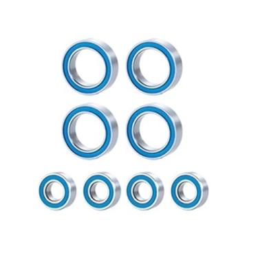 Imagem de Peças de carro RC compatíveis com Traxxas para E-Revo para Slash para Rally 1/16 RC Car Upgrades Peças Acessórios 8 peças Kit de rolamento de esferas selado de borracha