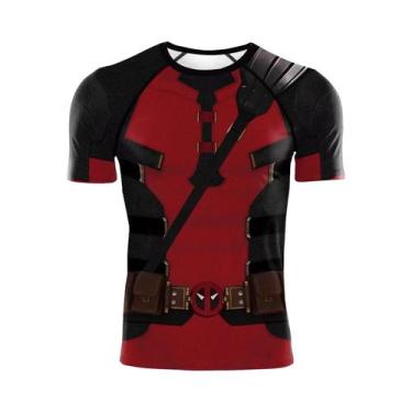 Imagem de Camiseta De Verão Masculina Y2K Deadpool Wolverine 3, Camiseta De Mang