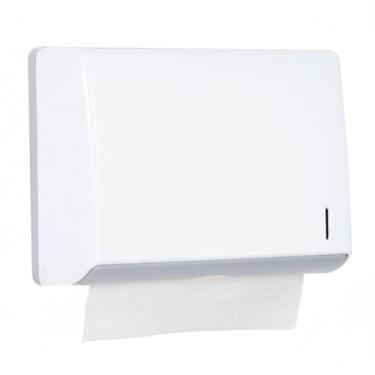 Imagem de Dispenser de Papel Toalha Parede com Janela Visível Capacidade Grande Construção em ABS Econômico Espaço para Cozinha Banheiro Escritório Hotel Restaurante Locais Públicos Uso Residencial