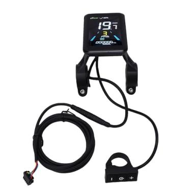 Imagem de Fabater Visor LCD para Bicicleta Elétrica, Painel Medidor de Exibição de Bicicleta 24V 36V 48V, Odômetro de Velocímetro para Scooter Elétrica, Tela Colorida