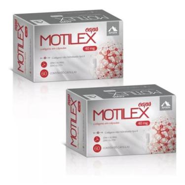 Imagem de Kit com 2 Motilex Caps 40mg com 60 cápsulas cada Colágeno Apsen