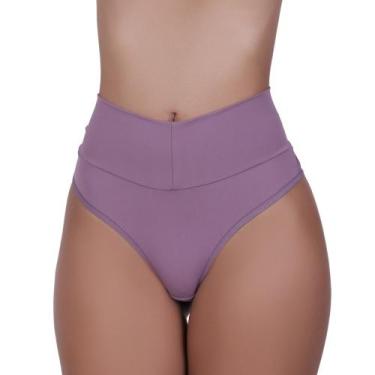 Imagem de Calcinha Fio Duplo e Cós Alto Microfibra Pós Parto- c8 BEBEL, Satim, M