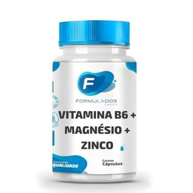 Imagem de Vitamina B6 + Magnésio Quelato + Zinco Quelato 60 Cápsulas