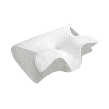 Imagem de Almofada Ergonômica De Espuma De Memória 2 Em 1 Para Pescoço, Ortopédi