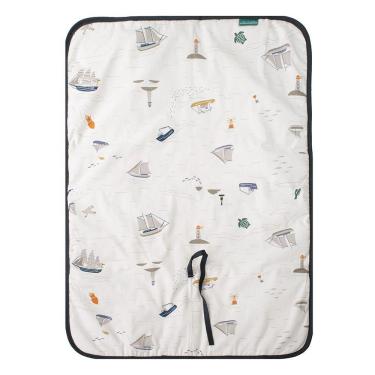 Imagem de Trocador Portátil Baby Percal 200 Fios - Pequeno Navegante