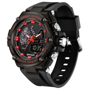 Imagem de Relógio Masculino Duplo Digital Multifunção A Prova D´Agua