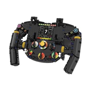 Imagem de Blocos De Montar Volante Infantil 833 Peças, Simulação De Volante De C