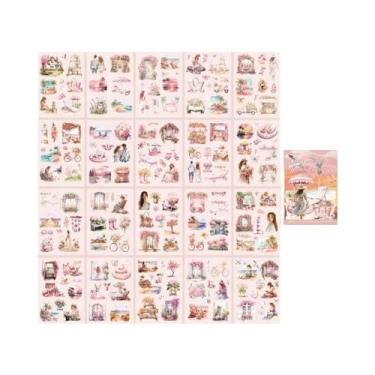 Imagem de Adesivos Decorativos De Viagem Para Meninas, 20 Peças, Tema Quatro Est