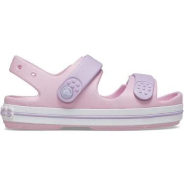 Imagem de Sandália crocs crocband cruiser sandal t ballerina/lavender, 27, Balle