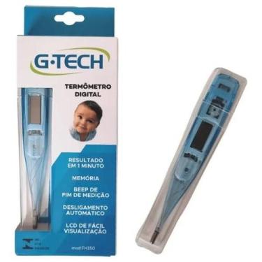 Imagem de Termômetro Clínico Digital TH150 Azul G-Tech