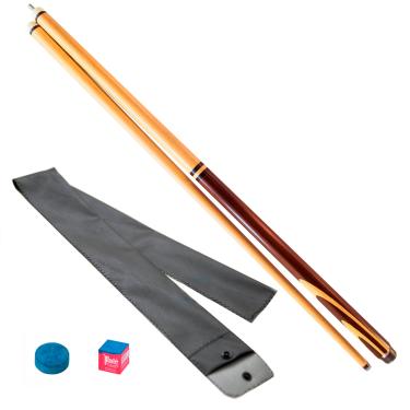 Imagem de Taco de Sinuca Desmontável Punho Ipê Tacos Brasil