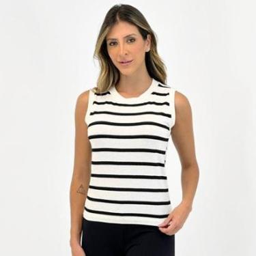 Imagem de Blusa Anemone Regata Listrada Feminina-Feminino