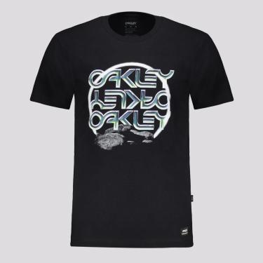 Imagem de Camiseta Oakley Chromed Preta-Masculino
