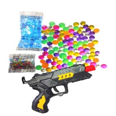 Imagem de Jogador De Bolinhas De Gel Brinquedo Infantil Arremessa Bolas de Gel -