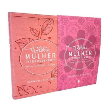 Imagem de Bíblia Mulher Extraordinária - Estudo, Meditação E Oração - Rosa