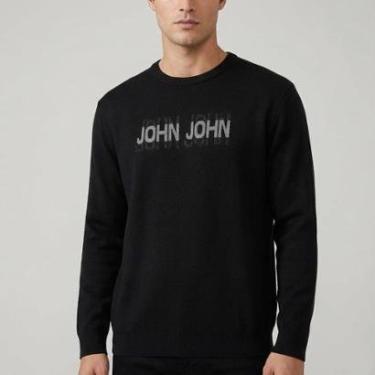 Imagem de Suéter Tricot John John Shadow Masculino-Masculino