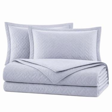 Imagem de Colcha Cocha Cobre Leito Jogo Roupa Cama Casal Padrao 3 Pçs Face Unica