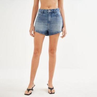 Imagem de Short Jeans Colcci Jade Aplicação Feminino-Feminino
