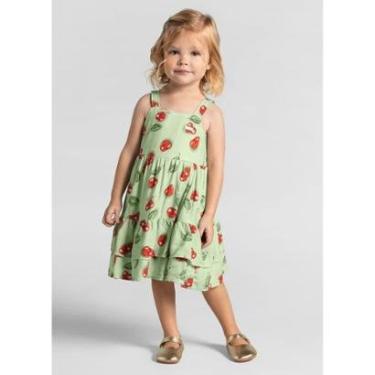 Imagem de Vestido infantil Mundi Verde-Feminino