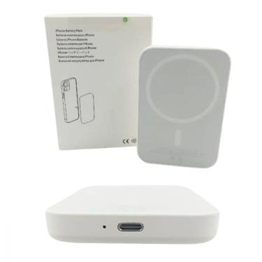 Imagem de Carregador Portátil Power Bank 5000mah Sem Fio Por Indução