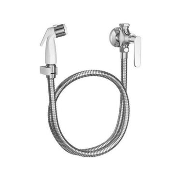 Imagem de Ducha Higiênica Flex Plus com Registro e Derivação Cromado - Deca