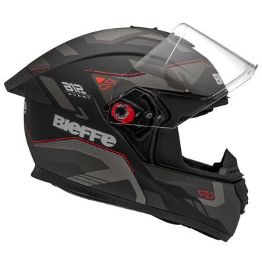 Imagem de Capacete Moto Bieffe B12 Avant Integral Fechado Preto Fosco-Unissex